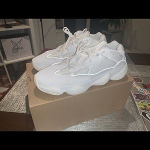 Bone white yeezy 500